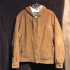 Super nice Lee Outerwear denim corduroy lined coat